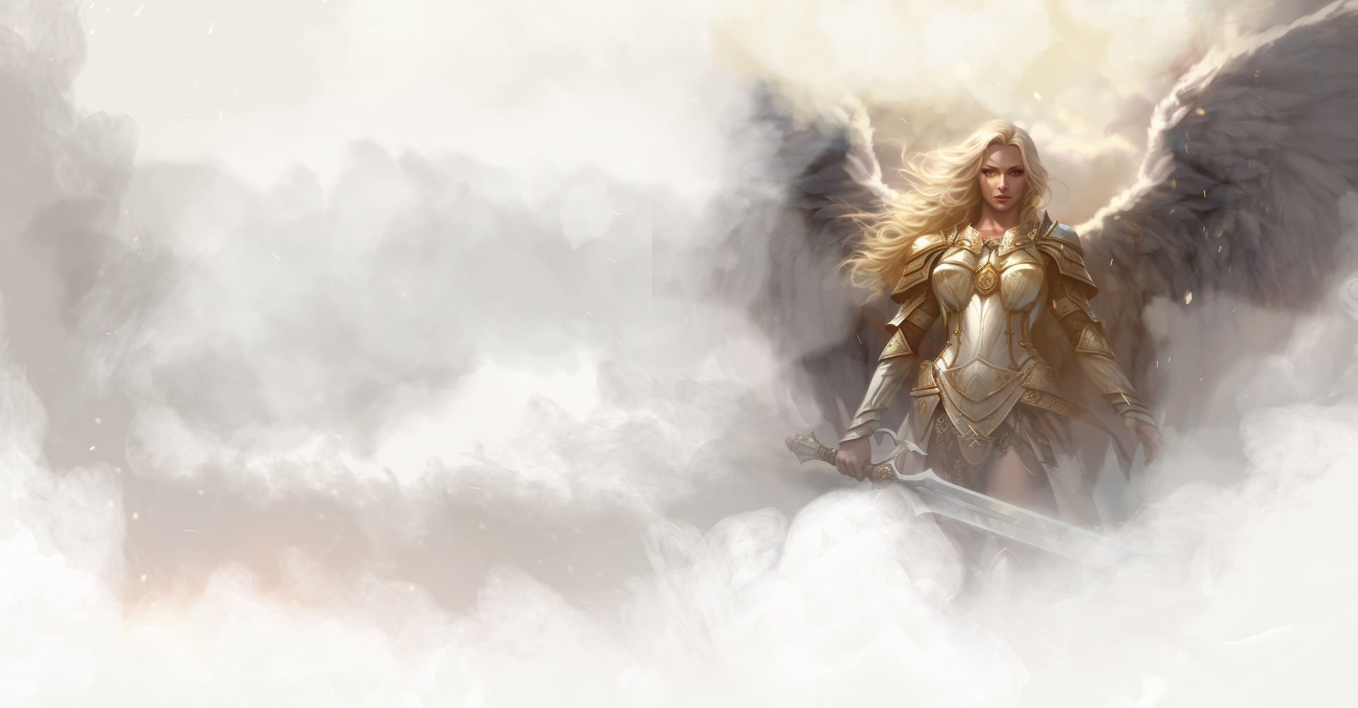 L2 Serenity game background with epic fantasy landscape